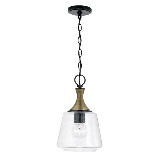 Best deal π Capital Lighting Amara 1-light Matte Black Pendant W/ Diamond Embossed Glass & Black Braided Cord π 1 Best deal π Capital Lighting Amara 1-light Matte Black Pendant W/ Diamond Embossed Glass & Black Braided Cord π