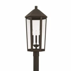 Brand new 🛒 Capital Lighting Ellsworth 3-light Oiled Bronze Post Mount 😍