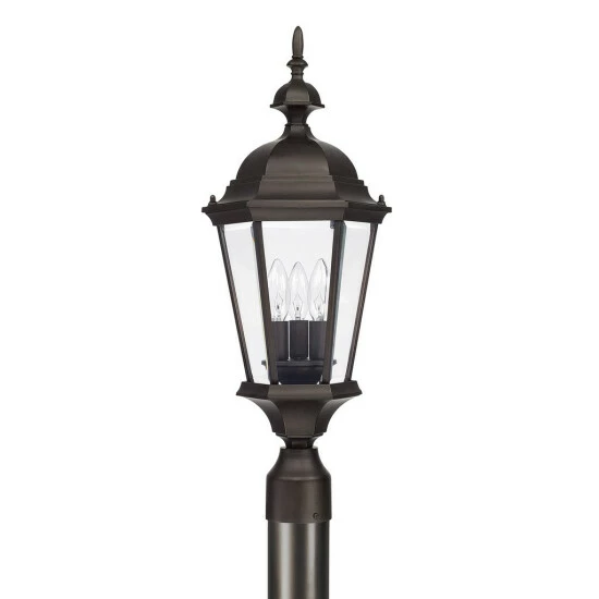 Promo ๐ Capital Lighting Carriage House 3-light Old Bronze Outdoor Post Lantern ๐คฉ 2 Promo ๐ Capital Lighting Carriage House 3-light Old Bronze Outdoor Post Lantern ๐คฉ - Image 2