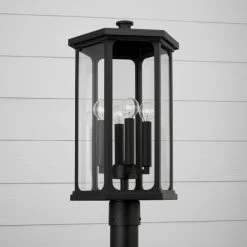 Coupon ✔️ Capital Lighting 4-light Outdoor Post-Lantern W/ Clear Glass Black ✨ -Capital Lighting Shop unnamed file 3133