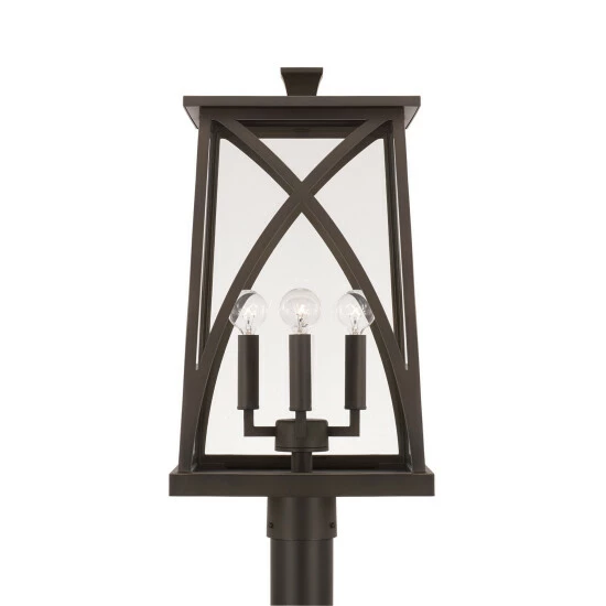 Best deal ๐ Capital Lighting 4-light Outdoor Post-Lantern W/ Clear Glass Oiled Bronze โ 6 Best deal ๐ Capital Lighting 4-light Outdoor Post-Lantern W/ Clear Glass Oiled Bronze โ - Image 6