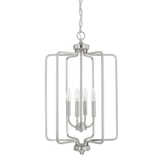 Buy ๐ฅ Capital Lighting Braylon 4-Light Foyer Pendant Brushed Nickel ๐ 1 Buy ๐ฅ Capital Lighting Braylon 4-Light Foyer Pendant Brushed Nickel ๐