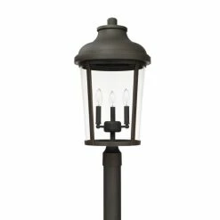 Best Pirce 😍 Capital Lighting Dunbar 3-light Oiled Bronze Outdoor Post Mount 🔔