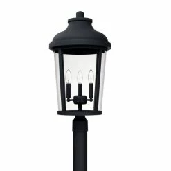 Top 10 🤩 Capital Lighting Dunbar 3-light Black Post Mount 🧨