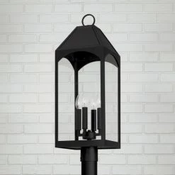 Brand new ๐ Capital Lighting 4-light Black Outdoor Post-Lantern W/ Clear Glass โ๏ธ 8 Brand new ๐ Capital Lighting 4-light Black Outdoor Post-Lantern W/ Clear Glass โ๏ธ -Capital Lighting Shop unnamed file 3174