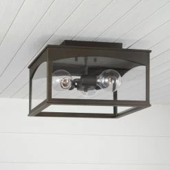 Best Pirce 💯 Capital Lighting Burton 3-light Outdoor Flush Mount Oiled Bronze 🤩 -Capital Lighting Shop unnamed file 3183