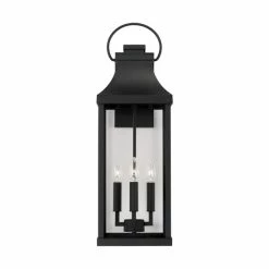 Best Pirce 🎁 Capital Lighting Bradford Outdoor 4-light Extra Large Wall Lantern W/ Clear Glass Black ⌛ -Capital Lighting Shop unnamed file 32