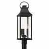 Cheapest 🔔 Capital Lighting 3-light Outdoor Post-Lantern W/ Clear Glass Oiled Bronze 🔥