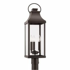 Cheapest 🔔 Capital Lighting 3-light Outdoor Post-Lantern W/ Clear Glass Oiled Bronze 🔥 -Capital Lighting Shop unnamed file 325