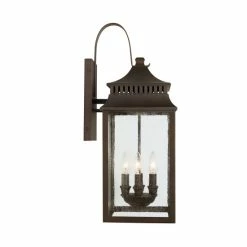 Outlet ✨ Capital Lighting Sutter Creek Oiled Bronze Outdoor Wall Lantern W/ Antiqued Water Glass 💯 -Capital Lighting Shop unnamed file 341