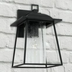 Top 10 😉 Capital Lighting Durham 8.5" 1-light Outdoor Wall Lantern W/ Clear Seeded Glass Black ⌛ -Capital Lighting Shop unnamed file 346
