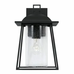 Top 10 😉 Capital Lighting Durham 8.5" 1-light Outdoor Wall Lantern W/ Clear Seeded Glass Black ⌛ -Capital Lighting Shop unnamed file 347