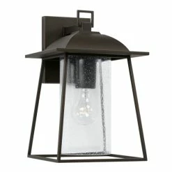 Top 10 😉 Capital Lighting Durham 8.5" 1-light Outdoor Wall Lantern W/ Clear Seeded Glass Black ⌛ -Capital Lighting Shop unnamed file 349