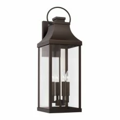 Best Pirce 🎁 Capital Lighting Bradford Outdoor 4-light Extra Large Wall Lantern W/ Clear Glass Black ⌛ -Capital Lighting Shop unnamed file 36