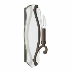 Budget ⌛ Capital Lighting Leigh 1-light Burnished Bronze Wall Sconce 💯