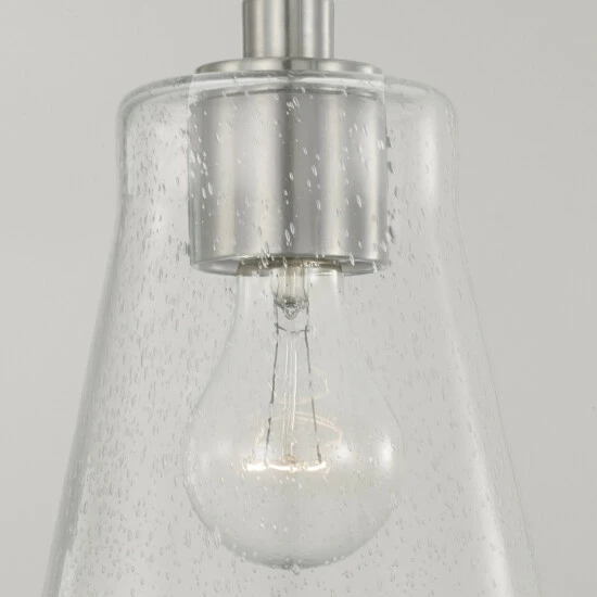 Best Sale ๐คฉ Capital Lighting Baker 1-light Mini Pendant/ Semi-Flush Mount W/ Clear Seeded Glass Aged Brass ๐ 6 Best Sale ๐คฉ Capital Lighting Baker 1-light Mini Pendant/ Semi-Flush Mount W/ Clear Seeded Glass Aged Brass ๐ - Image 6