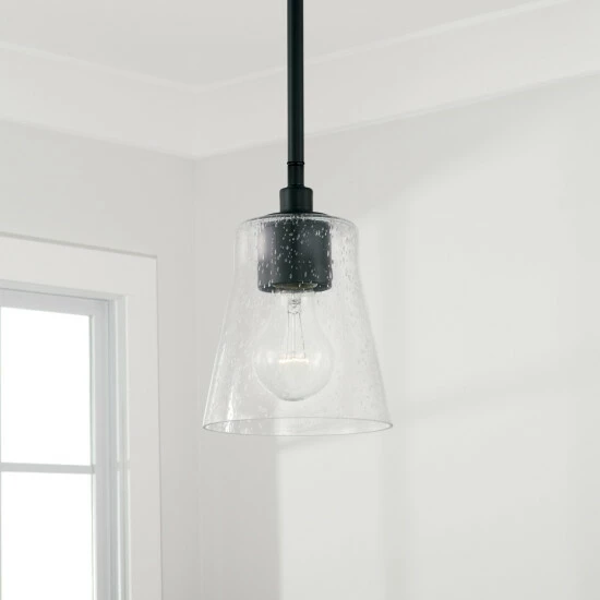 Best Sale ๐คฉ Capital Lighting Baker 1-light Mini Pendant/ Semi-Flush Mount W/ Clear Seeded Glass Aged Brass ๐ 8 Best Sale ๐คฉ Capital Lighting Baker 1-light Mini Pendant/ Semi-Flush Mount W/ Clear Seeded Glass Aged Brass ๐ - Image 8
