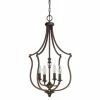 Cheapest ⌛ Capital Lighting Leigh 4-light Burnished Bronze Foyer Fixture ✔️