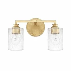 Buy 🎁 Capital Lighting Milan 2-light Capital Gold Bath/Vanity Fixture 🤩