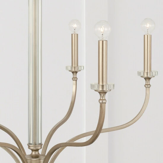 Flash Sale ๐ฏ Capital Lighting Breigh 6-light Brushed Champagne Medium Chandelier ๐ 3 Flash Sale ๐ฏ Capital Lighting Breigh 6-light Brushed Champagne Medium Chandelier ๐ - Image 3