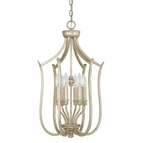 Outlet ๐ฏ Capital Lighting Bailey 6-light Winter Gold Foyer Fixture - Winter Gold โ๏ธ 1 Outlet ๐ฏ Capital Lighting Bailey 6-light Winter Gold Foyer Fixture - Winter Gold โ๏ธ