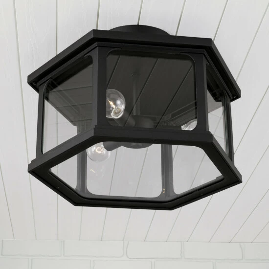 Best Pirce ๐ Capital Lighting Walton 3-light Outdoor Semi-Flush Mount Black ๐ 3 Best Pirce ๐ Capital Lighting Walton 3-light Outdoor Semi-Flush Mount Black ๐ - Image 3