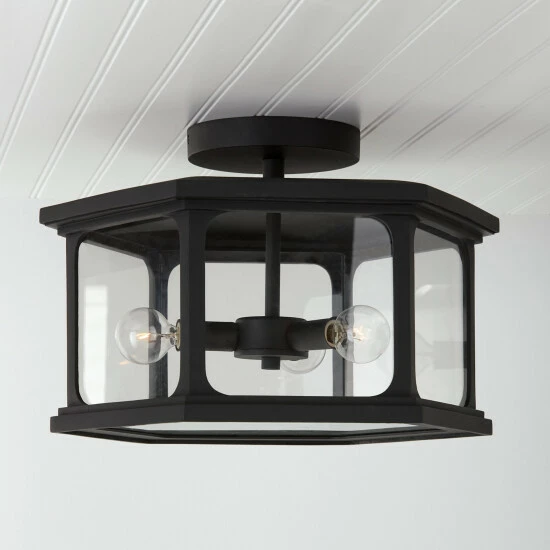 Best Pirce ๐ Capital Lighting Walton 3-light Outdoor Semi-Flush Mount Black ๐ 4 Best Pirce ๐ Capital Lighting Walton 3-light Outdoor Semi-Flush Mount Black ๐ - Image 4