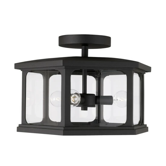Best Pirce ๐ Capital Lighting Walton 3-light Outdoor Semi-Flush Mount Black ๐ 5 Best Pirce ๐ Capital Lighting Walton 3-light Outdoor Semi-Flush Mount Black ๐ - Image 5