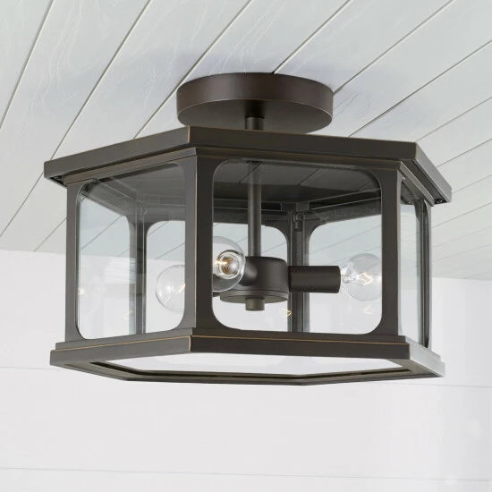 Best Pirce ๐ Capital Lighting Walton 3-light Outdoor Semi-Flush Mount Black ๐ 7 Best Pirce ๐ Capital Lighting Walton 3-light Outdoor Semi-Flush Mount Black ๐ - Image 7