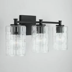 Best deal ❤️ Capital Lighting Emerson 3-light Bath/ Vanity Fixture W/ Embossed Seeded Glass Matte Black 🥰 15 Best deal ❤️ Capital Lighting Emerson 3-light Bath/ Vanity Fixture W/ Embossed Seeded Glass Matte Black 🥰 -Capital Lighting Shop unnamed file 456