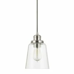 Flash Sale 😉 Capital Lighting Urban 1-light Mini Pendant W/ Clear Glass Matte Black ✔️