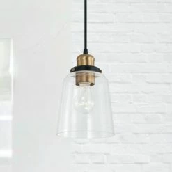 Flash Sale 😉 Capital Lighting Urban 1-light Mini Pendant W/ Clear Glass Matte Black ✔️ -Capital Lighting Shop unnamed file 469