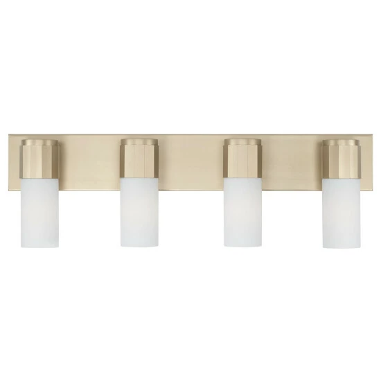 Best deal β Capital Lighting Sutton 4-light Soft Gold Bath/ Vanity Fixture W/ Soft White Glass π₯ 2 Best deal β Capital Lighting Sutton 4-light Soft Gold Bath/ Vanity Fixture W/ Soft White Glass π₯ - Image 2