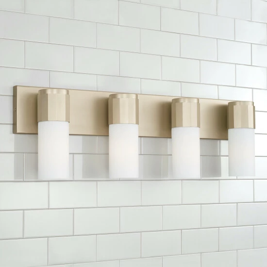 Best deal β Capital Lighting Sutton 4-light Soft Gold Bath/ Vanity Fixture W/ Soft White Glass π₯ 4 Best deal β Capital Lighting Sutton 4-light Soft Gold Bath/ Vanity Fixture W/ Soft White Glass π₯ - Image 4