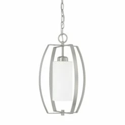 Budget 😀 Capital Lighting 1-Light Foyer Pendant Brushed Nickel 👍