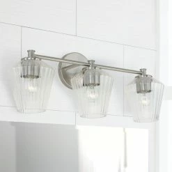 Brand new 👏 Capital Lighting 3-light 24-inch Bath/ Vanity Fixture W/ Clear Fluted Glass Aged Brass 🎉 14 Brand new 👏 Capital Lighting 3-light 24-inch Bath/ Vanity Fixture W/ Clear Fluted Glass Aged Brass 🎉 -Capital Lighting Shop unnamed file 526