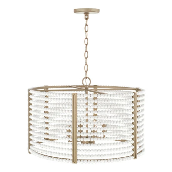 Top 10 π Capital Lighting Brynn 4-light Aged Brass Painted Pendant W/ Painted Wooden Beads β 3 Top 10 π Capital Lighting Brynn 4-light Aged Brass Painted Pendant W/ Painted Wooden Beads β - Image 3