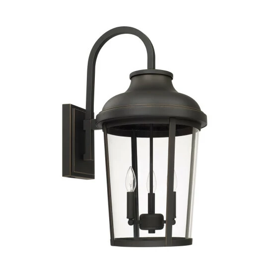 Budget ๐ Capital Lighting Dunbar 3-light Oiled Bronze Outdoor Wall Lantern โ 1 Budget ๐ Capital Lighting Dunbar 3-light Oiled Bronze Outdoor Wall Lantern โ