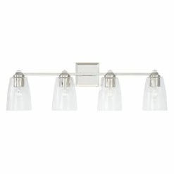 Buy 🔔 Capital Lighting Laurent Polished Nickel Bath/ Vanity Fixture W/ Clear Glass & Crystal Finials 🛒 -Capital Lighting Shop unnamed file 599