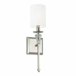 Cheapest 💯 Capital Lighting Laurent 1-light Polished Nickel 5-inch Wall Sconce 🥰