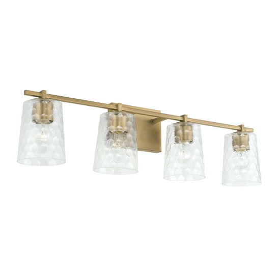 Top 10 🧨 Capital Lighting 4-light 32.75-inch Bath/ Vanity Fixture W/ Clear Honeycomb Glass Aged Brass ⭐ 1 Top 10 🧨 Capital Lighting 4-light 32.75-inch Bath/ Vanity Fixture W/ Clear Honeycomb Glass Aged Brass ⭐