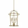 Coupon 🔥 Capital Lighting Greyson 4-Light Foyer Pendant Matte Black 🎉