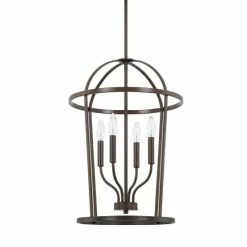 Coupon 🔥 Capital Lighting Greyson 4-Light Foyer Pendant Matte Black 🎉 -Capital Lighting Shop unnamed file 641