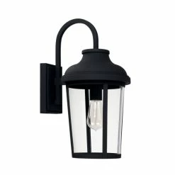 Hot Sale 💯 Capital Lighting Dunbar 1-light Black Outdoor Wall Lantern ✨