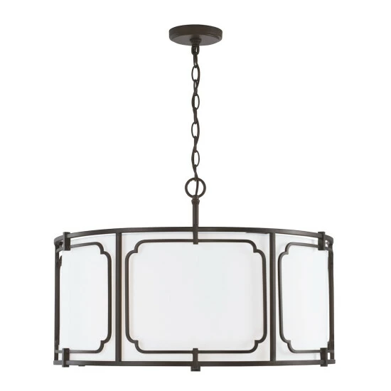 Brand new ⌛ Capital Lighting Merrick 25" 4-light Cage Pendant Old Bronze 🛒 6 Brand new ⌛ Capital Lighting Merrick 25" 4-light Cage Pendant Old Bronze 🛒 - Image 6