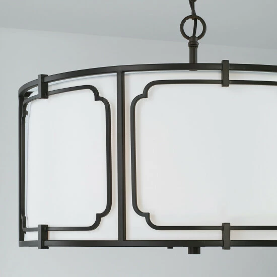 Brand new ⌛ Capital Lighting Merrick 25" 4-light Cage Pendant Old Bronze 🛒 8 Brand new ⌛ Capital Lighting Merrick 25" 4-light Cage Pendant Old Bronze 🛒 - Image 8