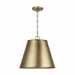 Discount 🎉 Capital Lighting Welker 1-light Aged Brass Hanging Pendant 😉