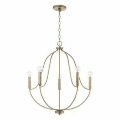 Brand new 💯 Capital Lighting Madison 5-light Chandelier Brushed Nickel 🥰