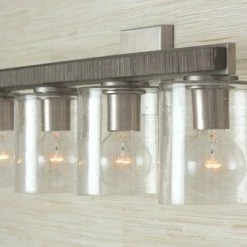 New 🔔 Capital Lighting Sawyer 4-light Carbon Grey/ Matte Nickel Bath/ Vanity Fixture 😀 -Capital Lighting Shop unnamed file 688