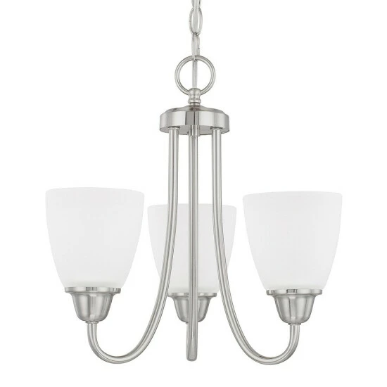 Best Pirce ๐ Capital Lighting Trenton 3-light Brushed Nickel Chandelier - Brushed Nickel ๐ 1 Best Pirce ๐ Capital Lighting Trenton 3-light Brushed Nickel Chandelier - Brushed Nickel ๐